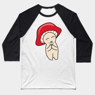 Happy Mushroom! Baseball T-Shirt